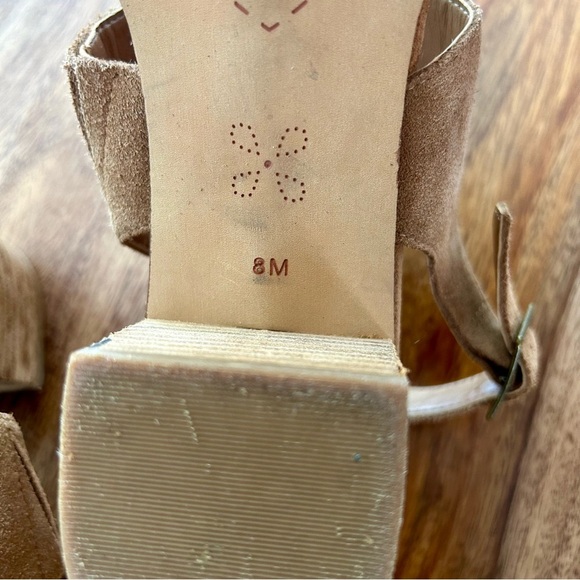 Caslon Carden stacked block heeled suede sandals - Picture 11 of 11